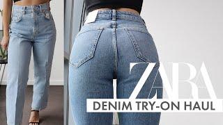 ZARA DENIM HAUL | New In Denim for PETITE GIRLS