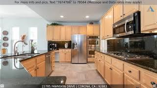 Priced at $889,000 - 23785 Fawnskin Drive, Corona, CA 92883