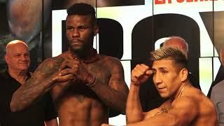 Wilfred Seyi vs David Benitez Official Weigh In