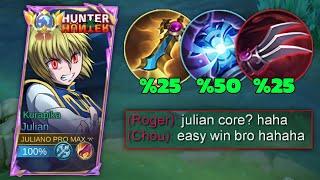 WHEN GLOBAL JULIAN ABUSE HIGH LIFESTEAL BUILD 2025!! JULIAN BEST RECOMMENDED BUILD (no edit)