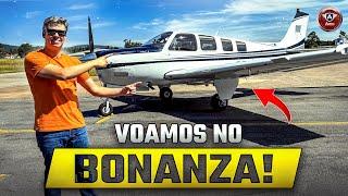 Como é VOAR no CLÁSSICO BONANZA - monomotor com DÉCADAS DE SUCESSO