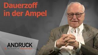 Andruck der Pressetalk - Dauerzoff in der Ampel