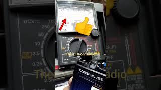 How to check HT RF Power if have or not using Analog Tester