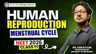 Lecture 3: Human Reproduction | Menstrual Cycle #SKsBiologyClasses #neet2025