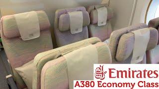 Emirates A380 Economy Class (4K)