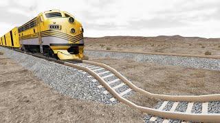 Trains Vs Potholes – BeamNG Drive