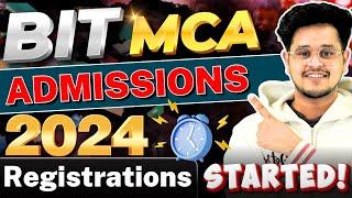 BIT MCA Admissions 2024 StartedBest MCA Colleges BIT Mesra, Lalpur #mca #bit #mcaadmissions