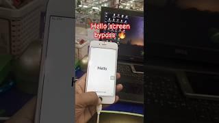 hello screen bypass  #iphone #icloudbypass #helloscreen
