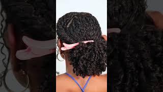 Styling My Twist Out Into A Ponytail Hairstyle  #hairvideo