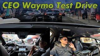 CEO Waymo Test Drive