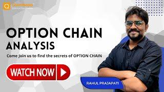 Option Chain || Complete Analysis || Option Trading by Mr. Rahul Prajapati