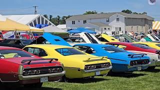 classic cars  at 2024 Ford Nationals {record setting} Mustangs Torinos Cougars & 100s FoMoCo rides