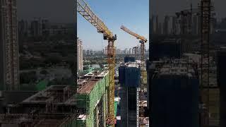 Tower crane pouring concrete#shorts