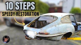 Jaguar E Type restoration - 10 proven steps