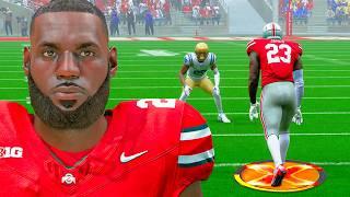 I Put LeBron James in College Football 25 and he BROKE the game