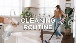 My Weekly CLEANING & TIDYING Routine  | Tidy Home Habits, Cleaning Motivation & Whole Home Reset