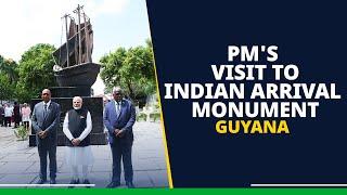 LIVE: PM Modi visits Indian Arrival Monument in Guyana