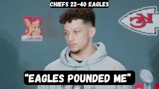 Patrick Mahomes Post Game Press Conference Interview - Chiefs vs Eagles - Super Bowl LIX