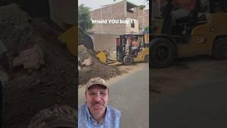 Forklift with a bucket??? #tools #contractor #equipment