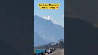 #beach ️ #mountains in #turkey  #antalya #pebblebeach #travel #beautiful nature