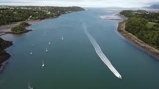 ANGLESEY COAST, NORTH WALES.  DRONE FLIGHT.  #video 64#  4K