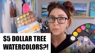 Testing the $5 Watercolor from Dollar Tree - With Bonus Snapdragon Painting Tutorial!