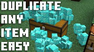 Easy Item Duplication Glitch for 1.18.1 Minecraft