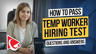 Temp Worker Employment Assessment Test Explained