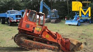 Veterans of construction ️ guys in historical machinery playing with Magirus-Deutz Hanomag