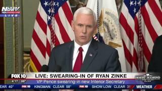 WATCH: Swearing-In of Interior Secretary Ryan Zinke (FNN)