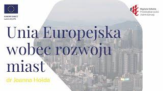 Unia Europejska wobec rozwoju miast