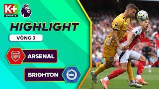 ARSENAL - BRIGHTON | RICE NHẬN THẺ ĐỎ TAI HẠI, PHÁO THỦ GẶP KHÓ VỚI MÒNG BIỂN | NGOẠI HẠNG ANH 24/25