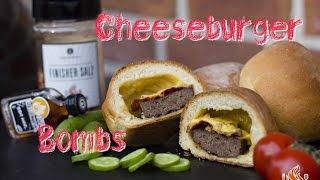 Cheese Burger Bombs vom Weber Performer Holzkohle Grill das perfekte Fingerfood - #tobiasgrillt