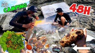 2 NGÀY 2 ĐÊM SỐNG SÓT TRÊN ĐẢO HOANG BẰNG CÁCH TỰ LẬP | 2 DAYS 2 NIGHTS SURVIVING ON A WILD ISLAND