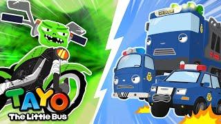 Zombie Motorcycle vs Rescue Team | RESCUE TAYO | Movie for Kids | Tayo Sing Along Show