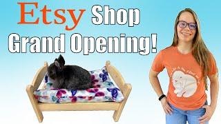 RABBIT SHOP: Etsy Shop Grand Opening | AurandtFamily