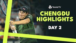 Nishikori Against Shang; Safiullin Faces Fognini | Chengdu 2024 Day 2 Highlights