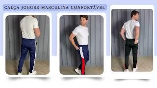 Calça Jogger Masculina Confortável Trabalho Treino 16142