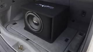 Skar Audio SDR-1X12D2 Single 12-inch Loaded Subwoofer Enclosure Demo!!