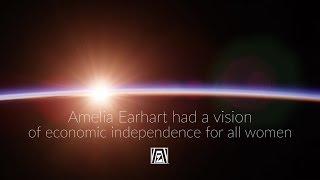 Amelia Earhart's vision of economic independence