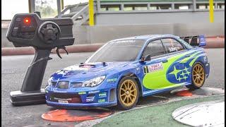 Awesome RC Car gets unboxed and driven! Tamiya Subaru Impreza 4x4!