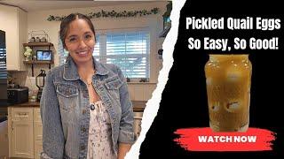 How to Pickle Quail Eggs | Easy, Delicious Recipe!