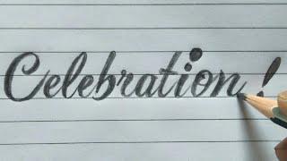 Choclate writing| Celebration stylish writing | celebration Choclate writing |  RUA sign writing