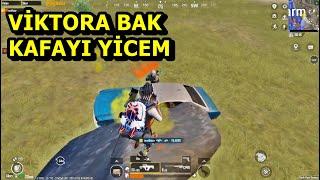 KARA VİKTORLARA DENK GELDİM ! BATUR GAME SOLO SQUAD PUBG MOBİLE