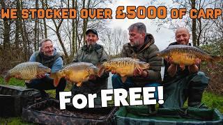 Donating Carp to Fishing Lakes & Helping Thousands of Anglers | The Fox Fish Fund