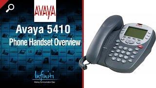 Avaya 5410 Phone Handset Overview [Infiniti Telecommunications]