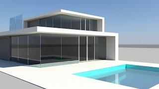 Maya tutorial : Modeling a modern villa