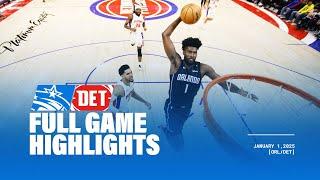 FULL GAME HIGHLIGHTS: MAGIC VS. PISTONS 1.01.25