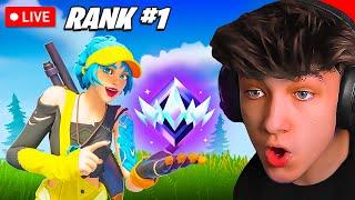 Becoming #1 UNREAL RANK in FORTNITE!