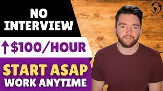 START ASAP! 7 No Interview No Resume Work From Home Jobs Hiring Now!